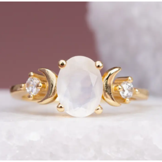 China Starlight Moonstone Ring