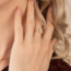 Starlight Moonstone Ring