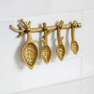 India Shikha Measuring Spoons & Holder