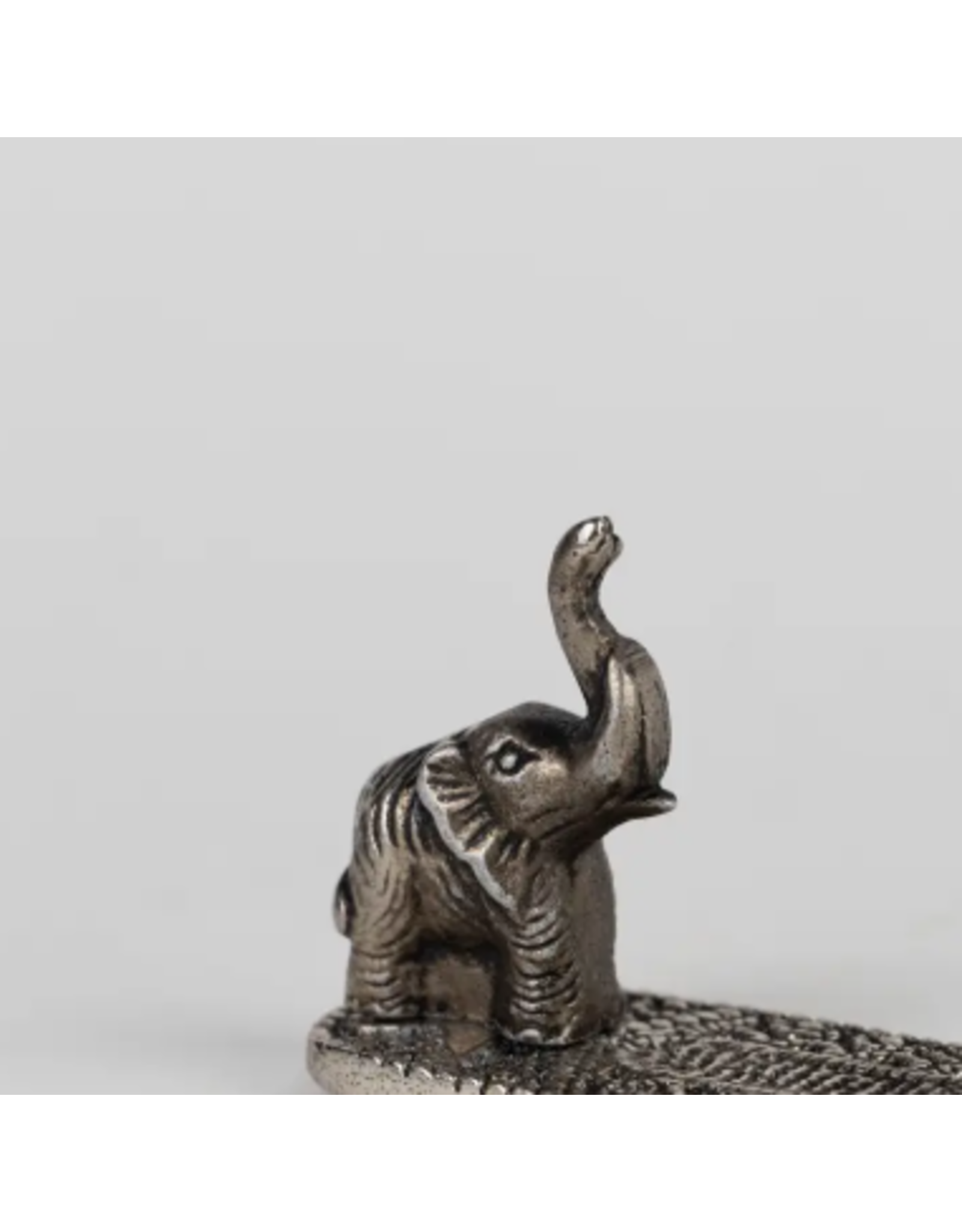 India Silver Elephant Incense Holder, India
