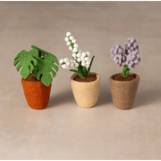 Nepal Felted Flower Pot