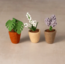 Felted Flower Pot