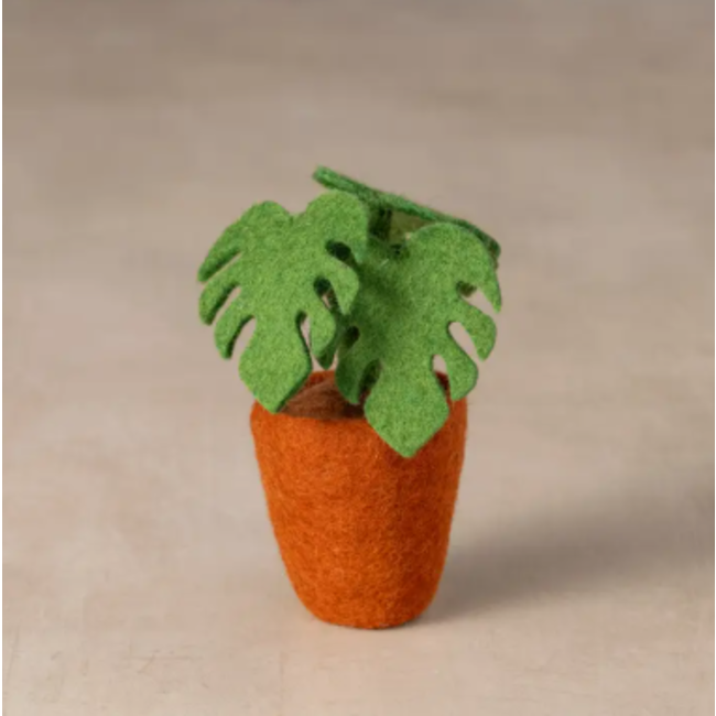 Felted Flower Pot