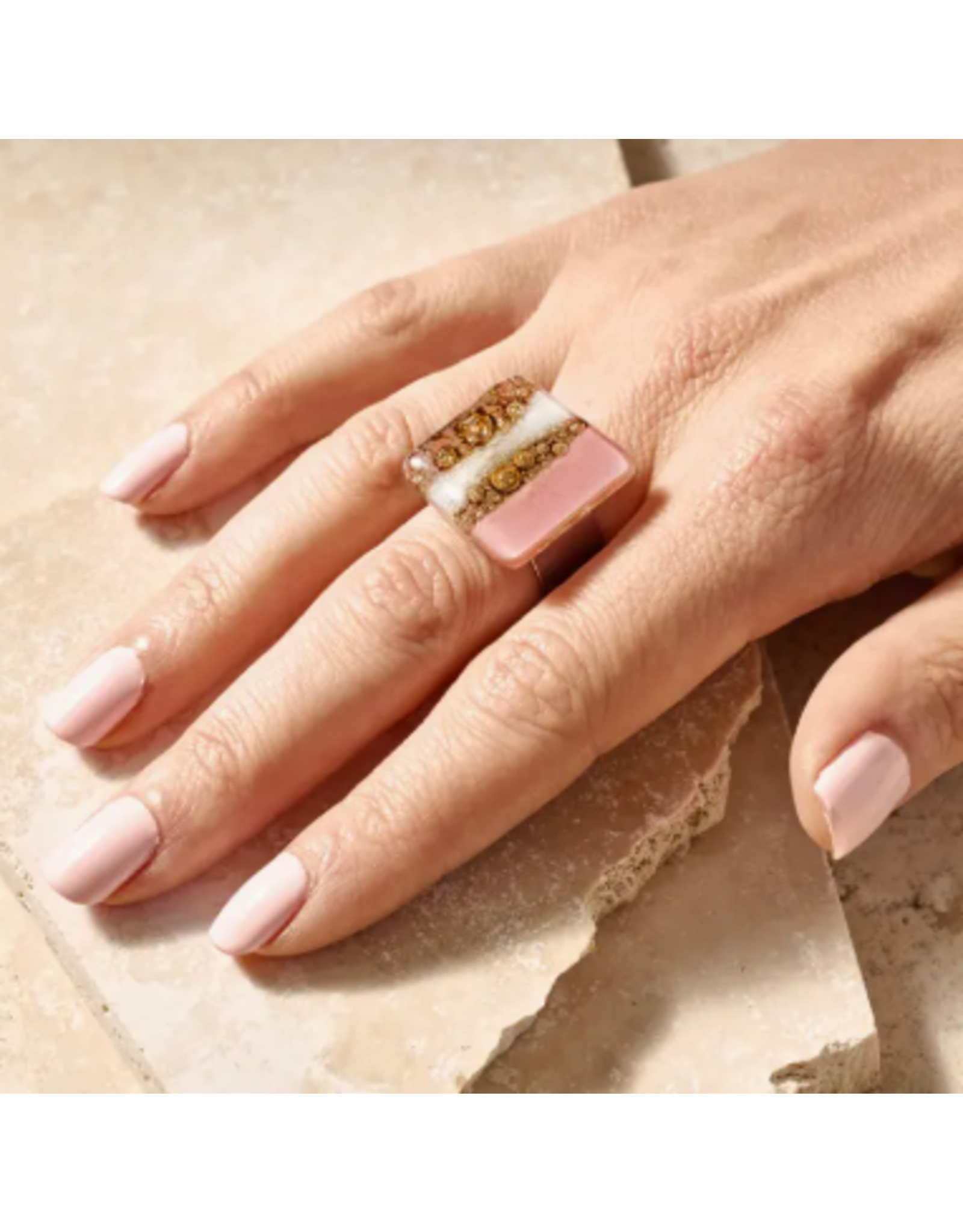 Chile Julieta Glass Statement Ring, Chile