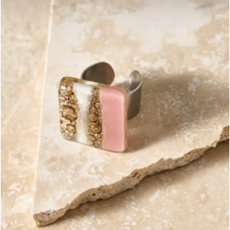 Chile Julieta Glass Statement Ring