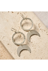 Kenya Nuru Moon Drop Earrings, Kenya