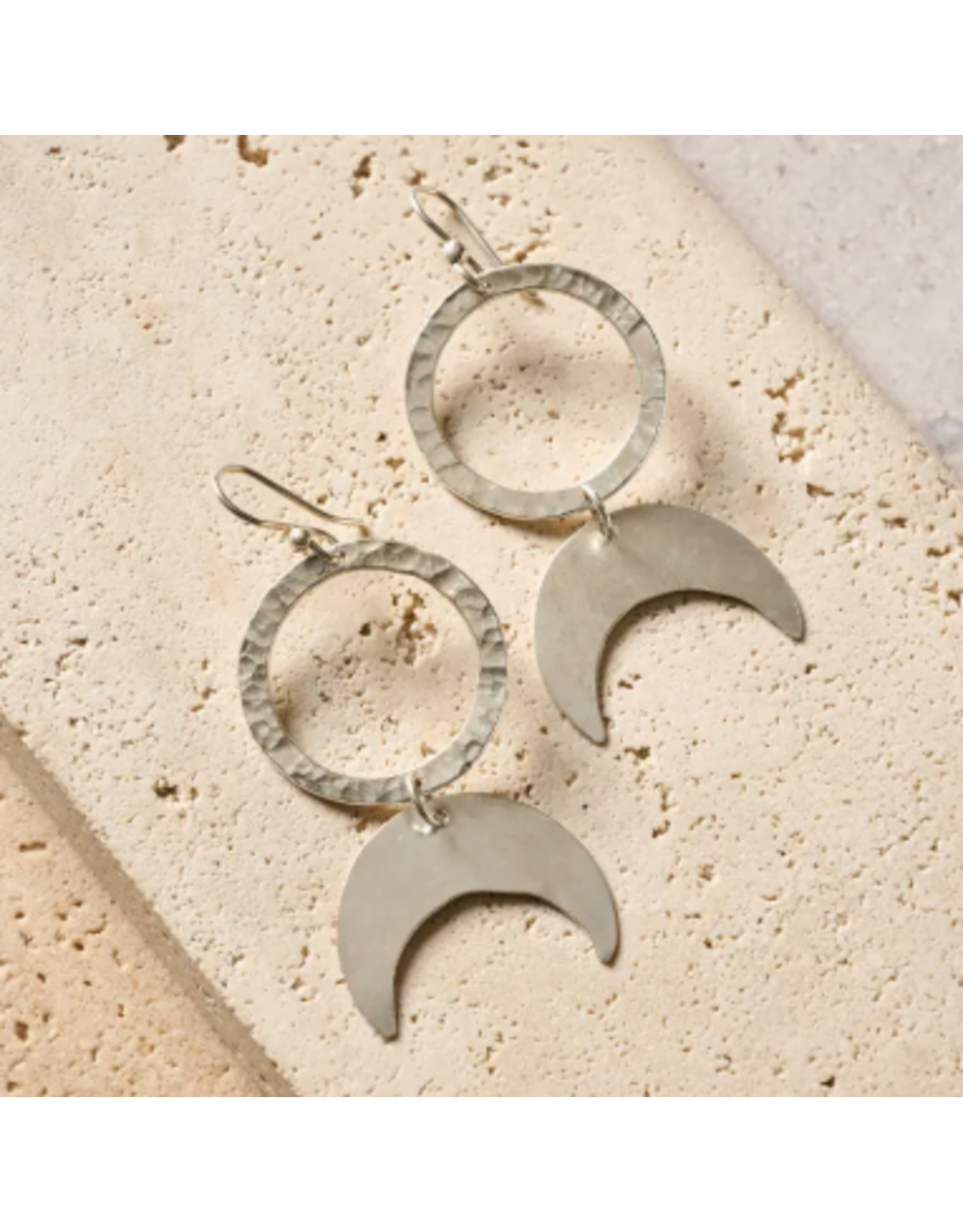 Kenya Nuru Moon Drop Earrings, Kenya