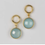 India Sona Chalcedony Drop Earrings