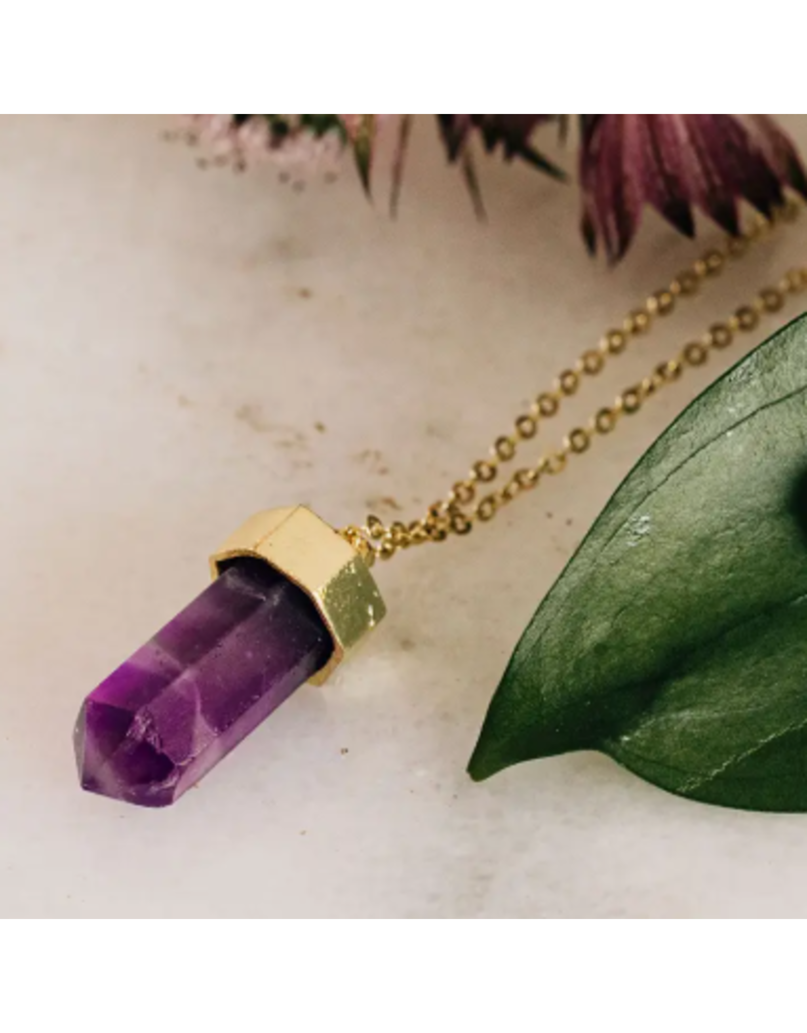 India Amethyst Power Necklace, India