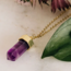 India Amethyst Power Necklace