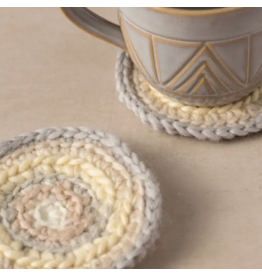 Nepal Watercolour Crocheted Mug Rug, Nepal