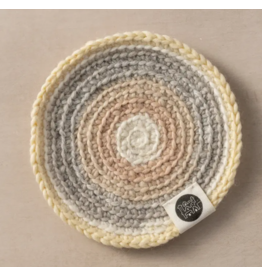 Nepal Watercolour Crocheted Teapot Trivet, Nepal