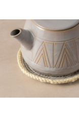 Nepal Watercolour Crocheted Teapot Trivet, Nepal