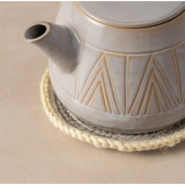 Watercolour Crocheted Teapot Trivet