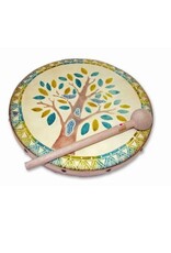 Indonesia CLEARANCE Frame Drum -  Blooming Tree, Indonesia