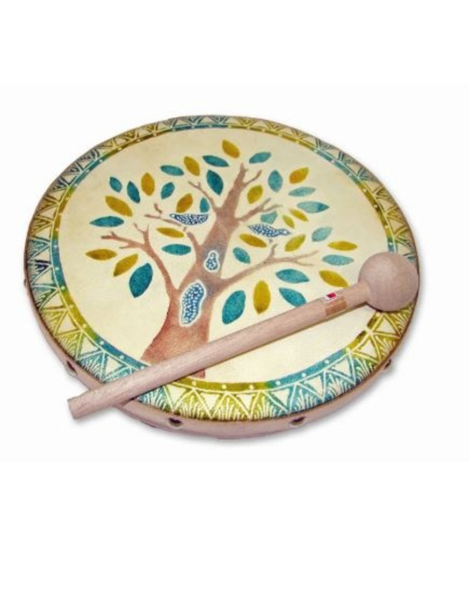 Indonesia CLEARANCE Frame Drum -  Blooming Tree, Indonesia