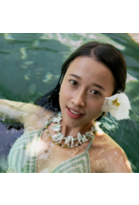 Indonesia Shell Choker - Aqua, Indonesia
