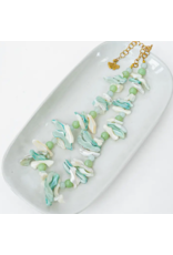 Indonesia Shell Choker - Aqua, Indonesia