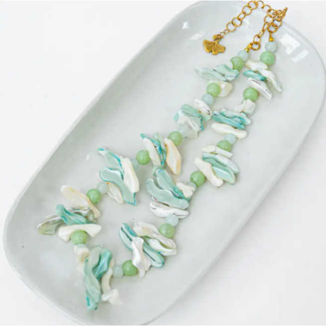 Shell Choker - Aqua