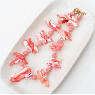 Indonesia Shell Choker - Pink