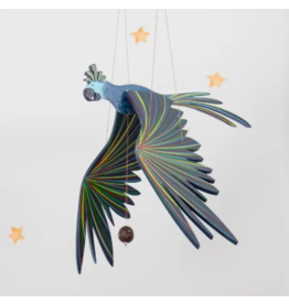 Colombia Blue Cockatiel Flying Mobile, Colombia