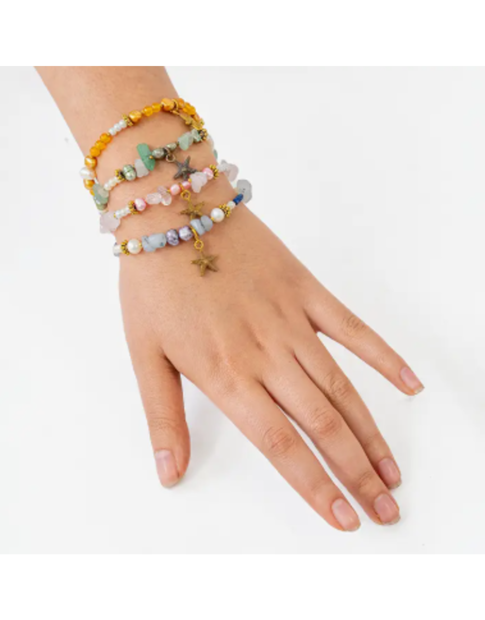 Indonesia Starfish Beaded Anklet/Bracelet, Indonesia