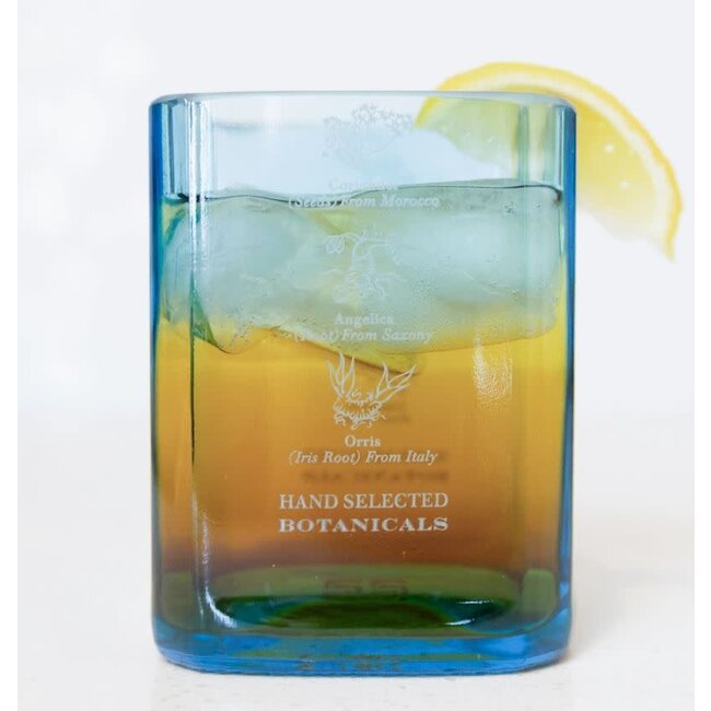 Upcycled Gin Bottle Glass