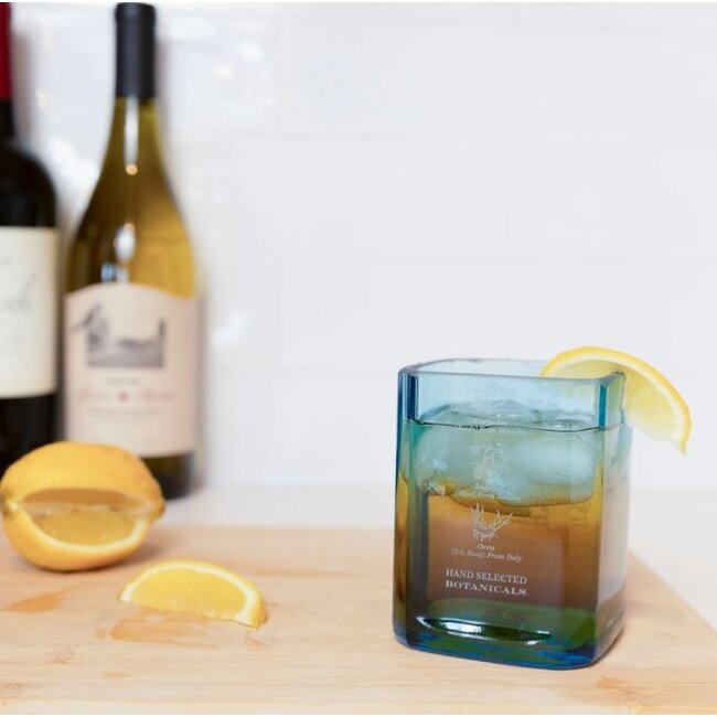 Upcycled Gin Bottle Glass