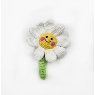 Bangladesh Crochet Rattle - Daisy Flower