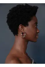 India Heishi Hoop Earrings, India