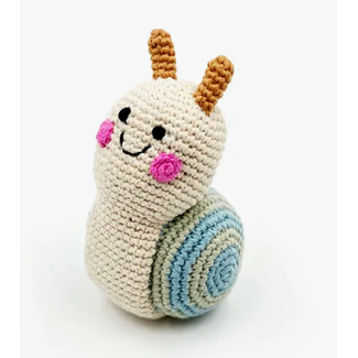 Bangladesh Crochet Rattle - Snail