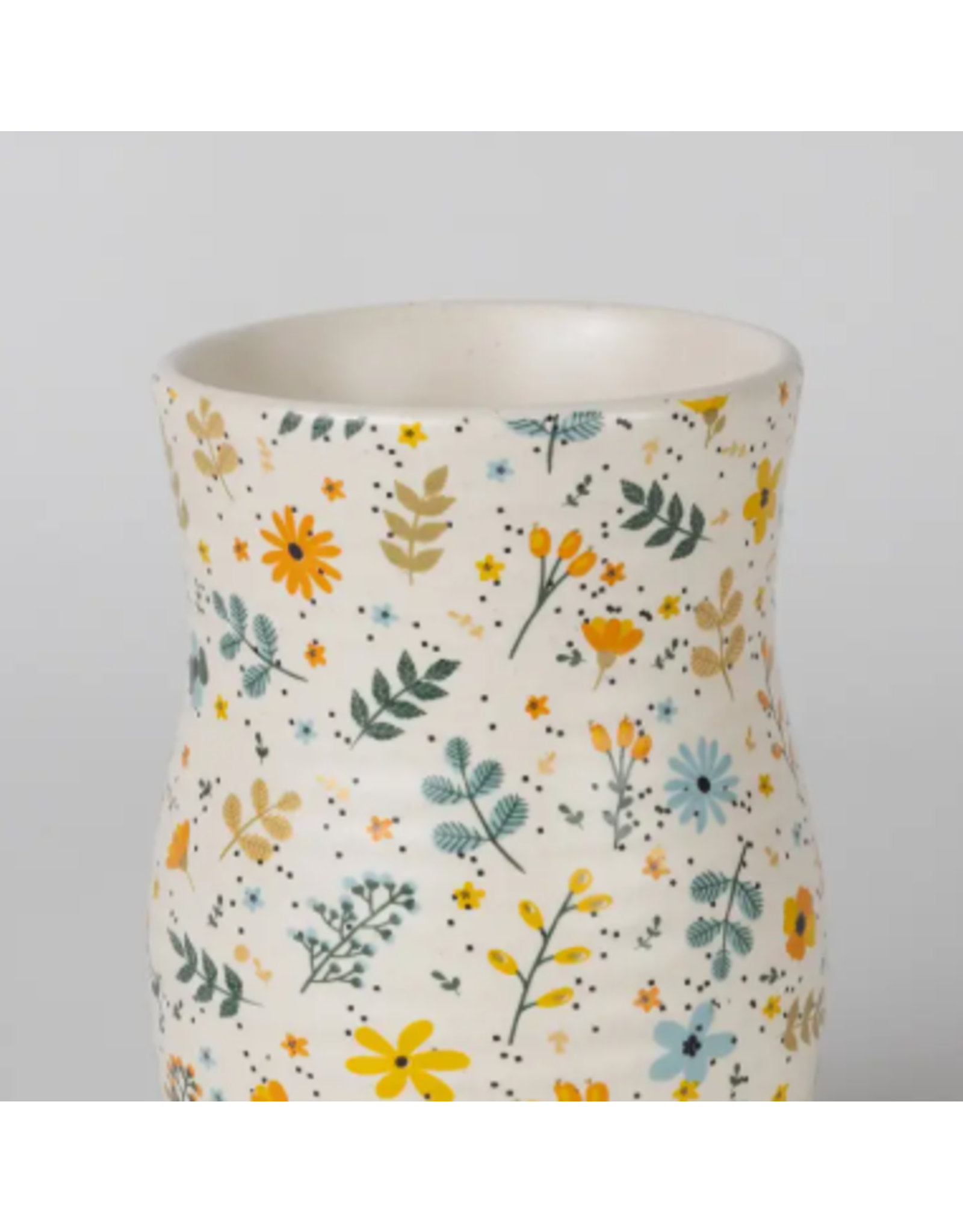 India Tula Floral Ceramic Tumbler