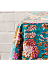 India Stabaka Blockprint Tablecloth (60x90), India
