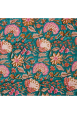 India Stabaka Blockprint Tablecloth (60x90), India
