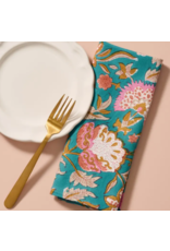 India Stabaka Blockprint Napkin, India