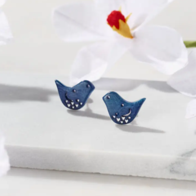 Pisco Bird Tagua Earrings