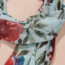 Komal Floral & Leaf Chiffon Scarf