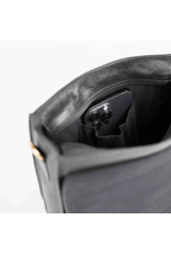 India Jarni Black Leather Backpack, India