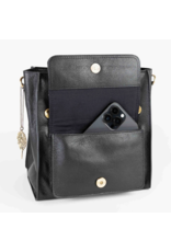 India Jarni Black Leather Backpack, India