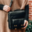 India Jarni Black Leather Backpack
