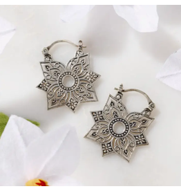 India Floral Jali Earrings, India