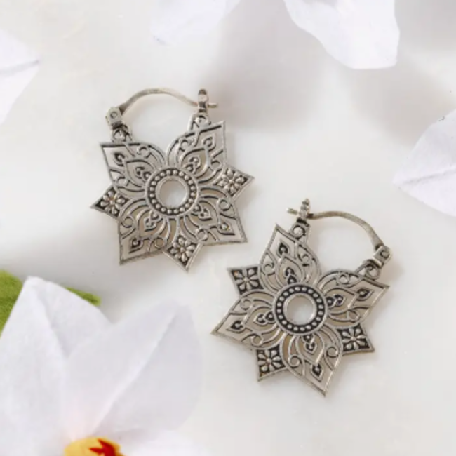 Floral Jali Earrings