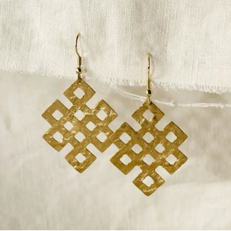 India Endless Knot Earrings