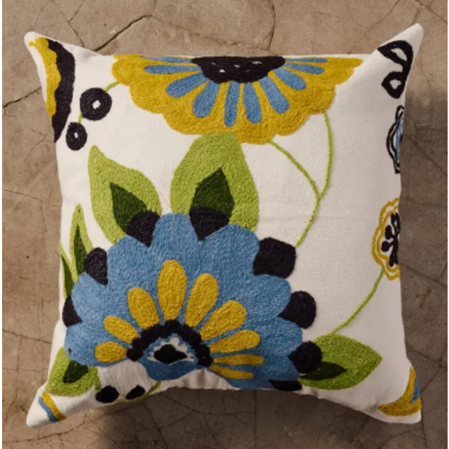 Bela Embroidered Pillow