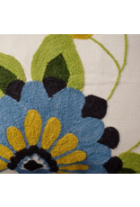 India Bela Embroidered Pillow, India