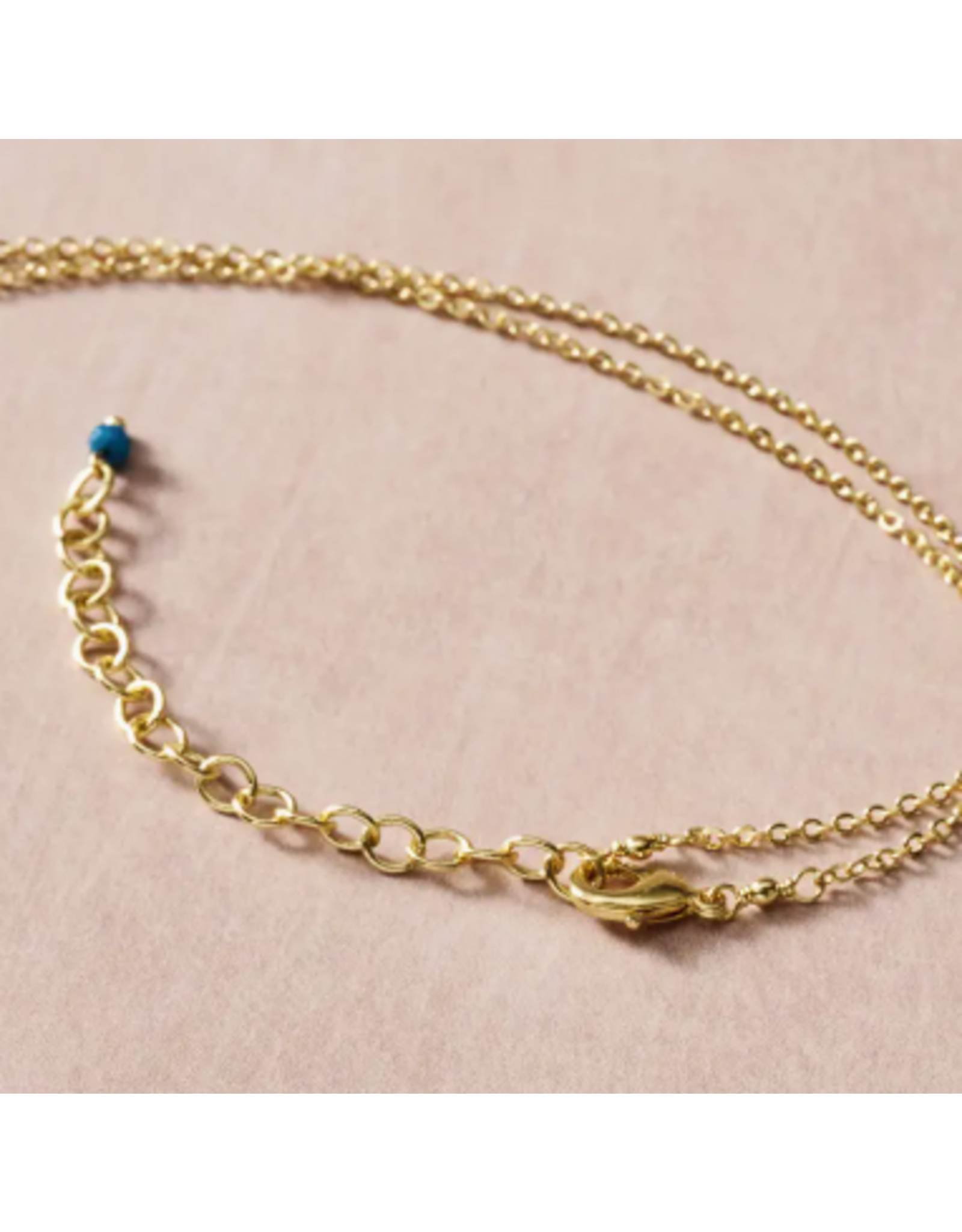 India Meera Blue Pendant Necklace, India