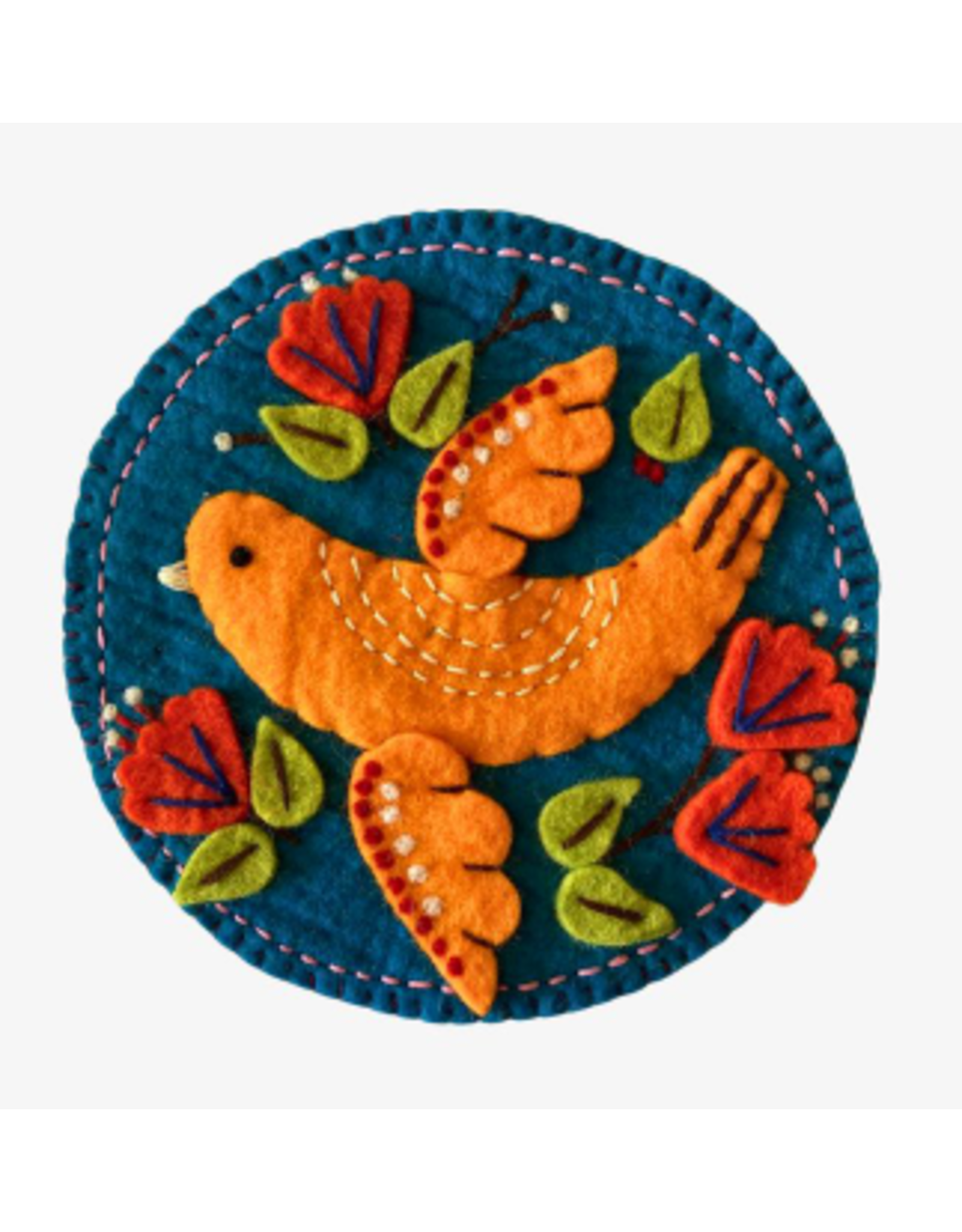 Nepal Felt Bird Kitchen Trivet, Nepal