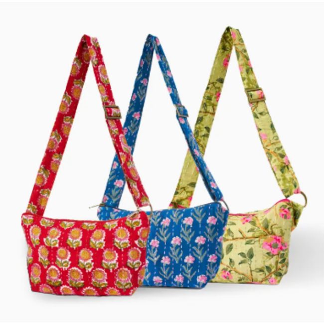 Kantha Crossbody Sling Bag