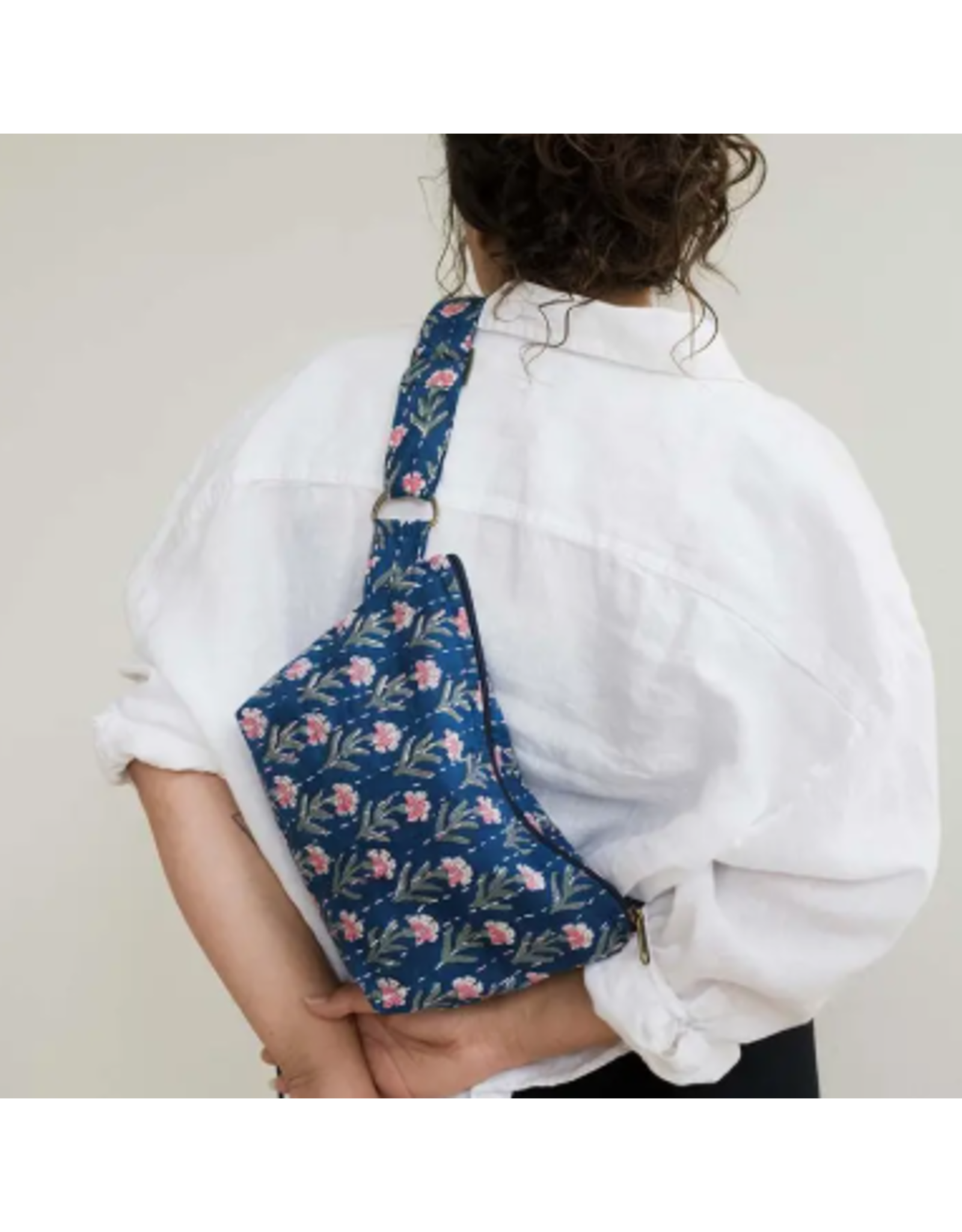 India Kantha Crossbody Sling Bag
