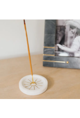 India Indukala Round Moon Incense Holder